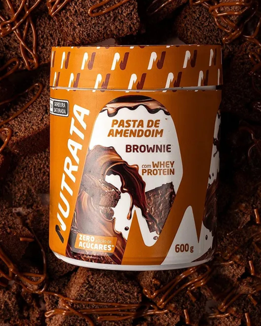 Pasta 600g Sabor Brownie - Nutrata