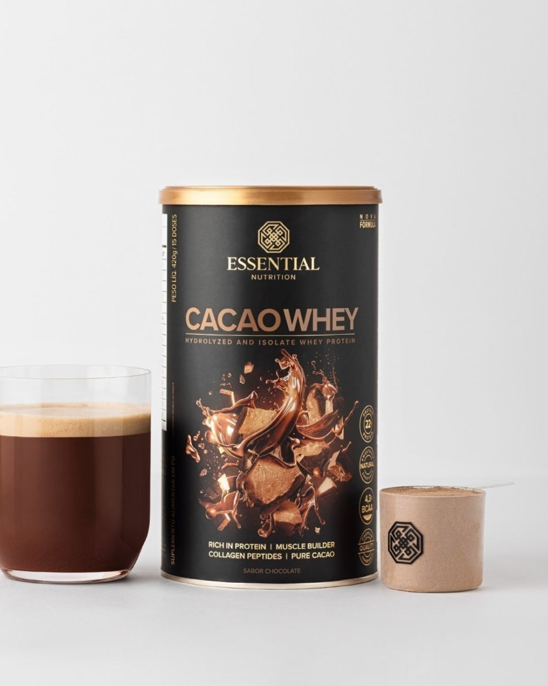 Cacao Whey 420g - Essential