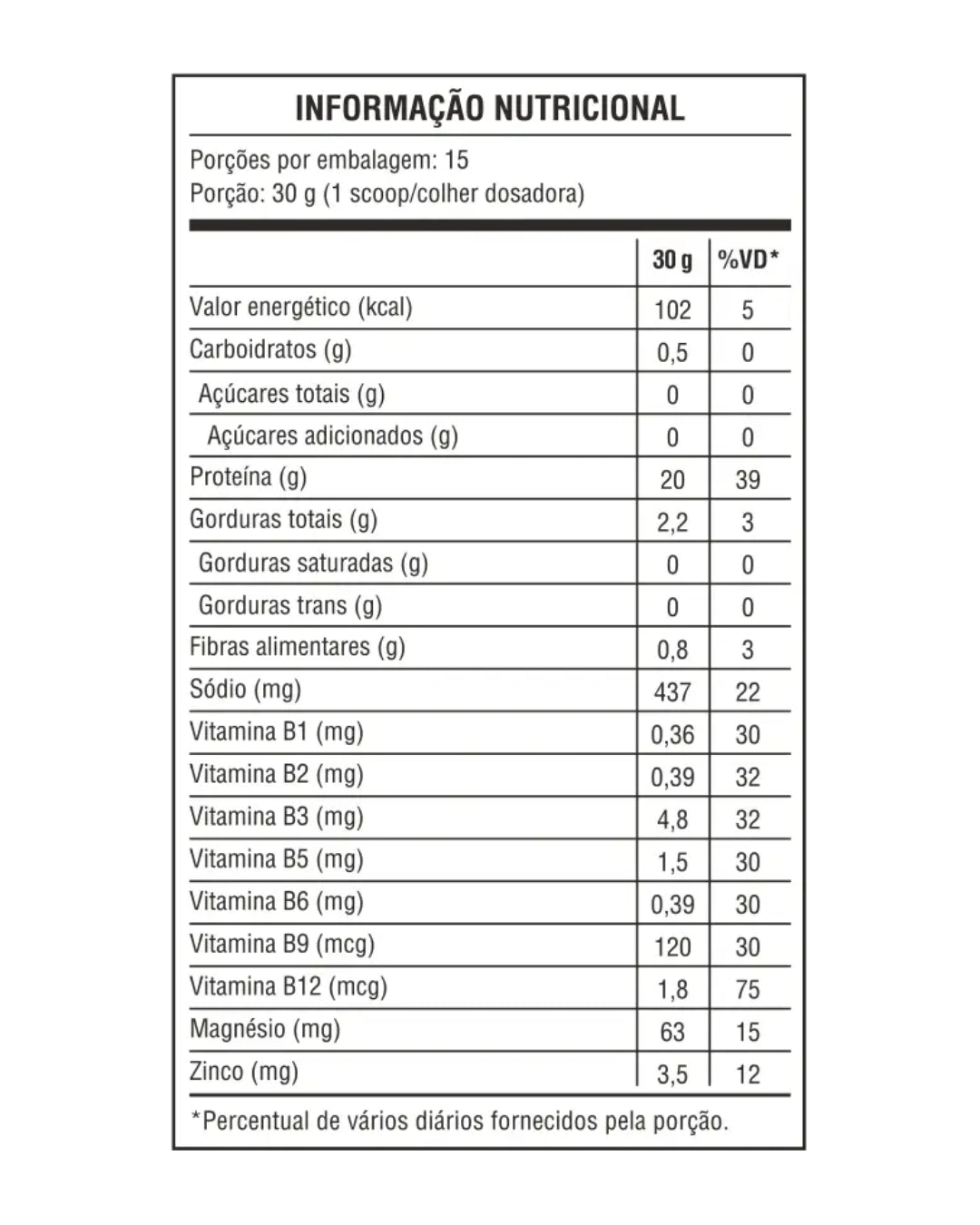 Proteina Vegetal Sabor Chocolate 450g - Ocean Drop