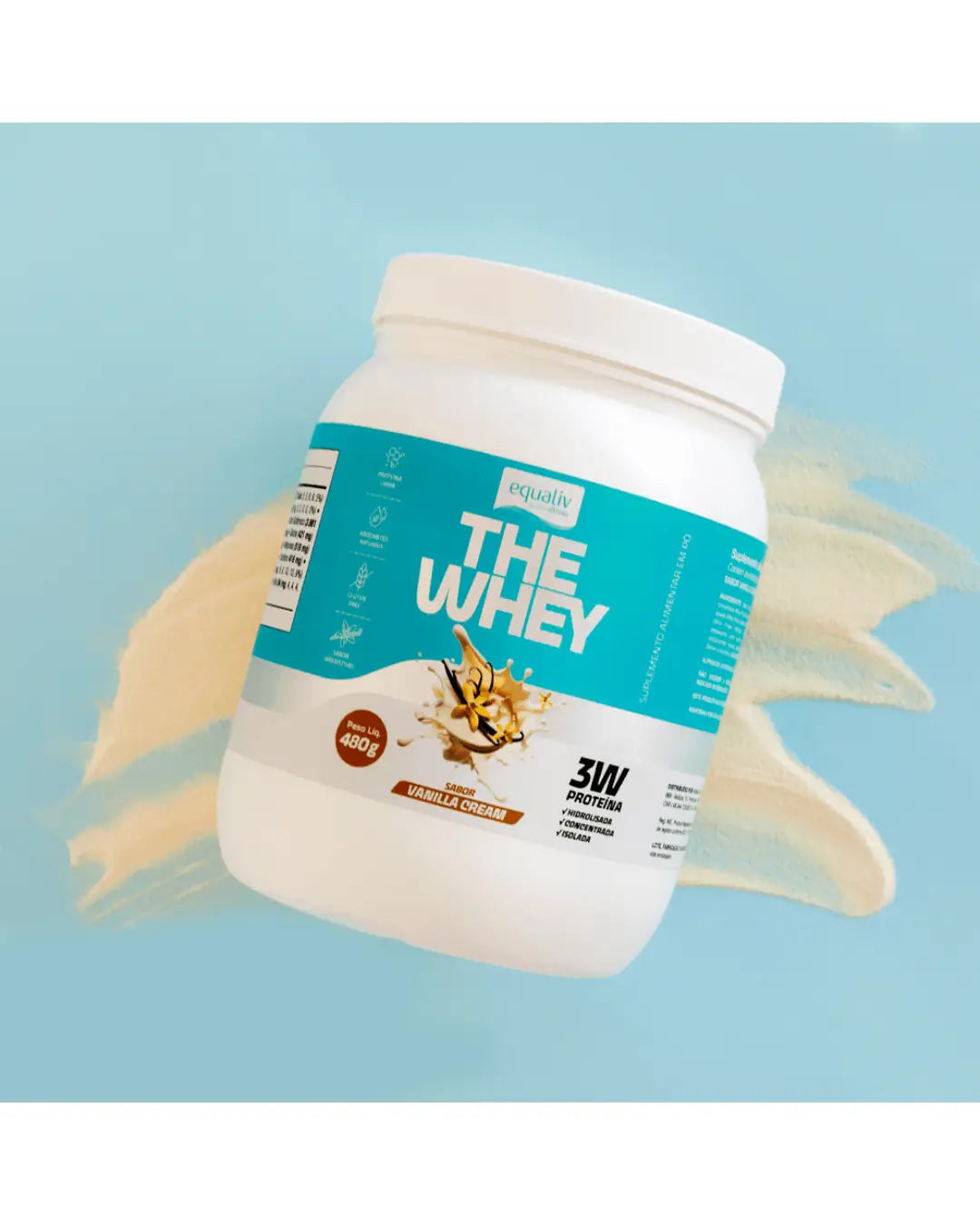 The Whey 3w 480g Sabor Vanilla - Equaliv