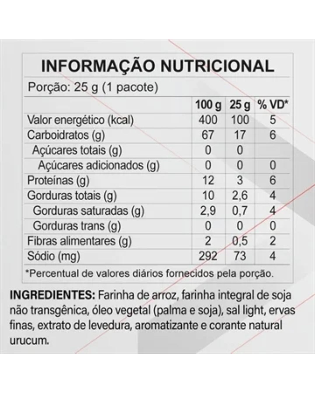 Snack Yamo Sabor Queijo 25g- Topway