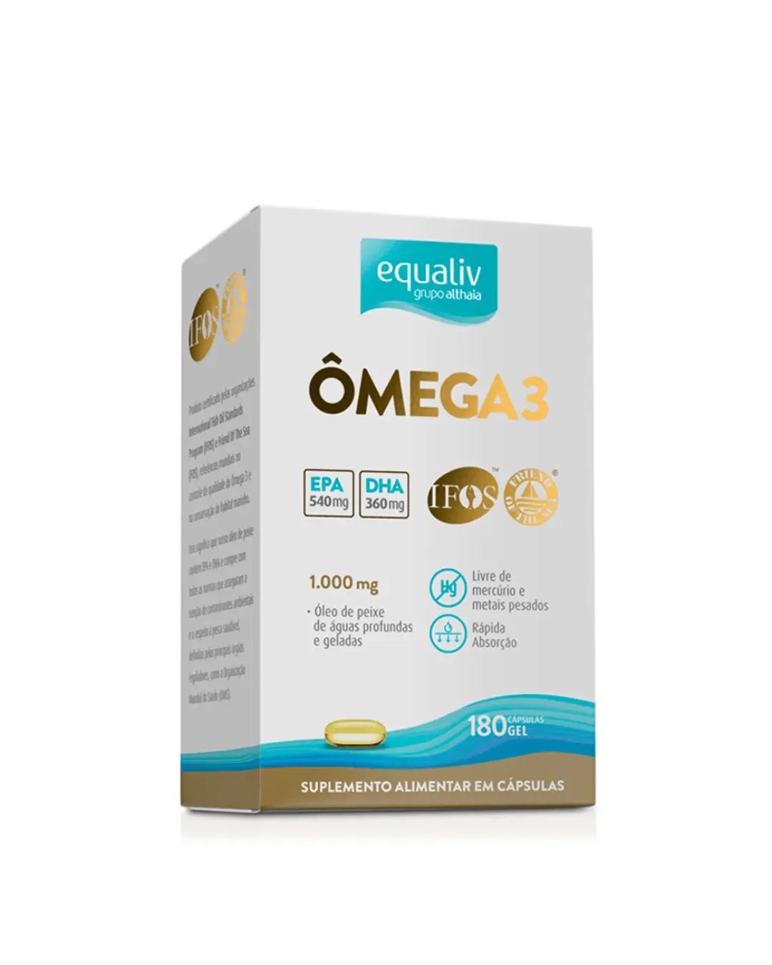 Ômega 3 180 Capsulas - Equaliv