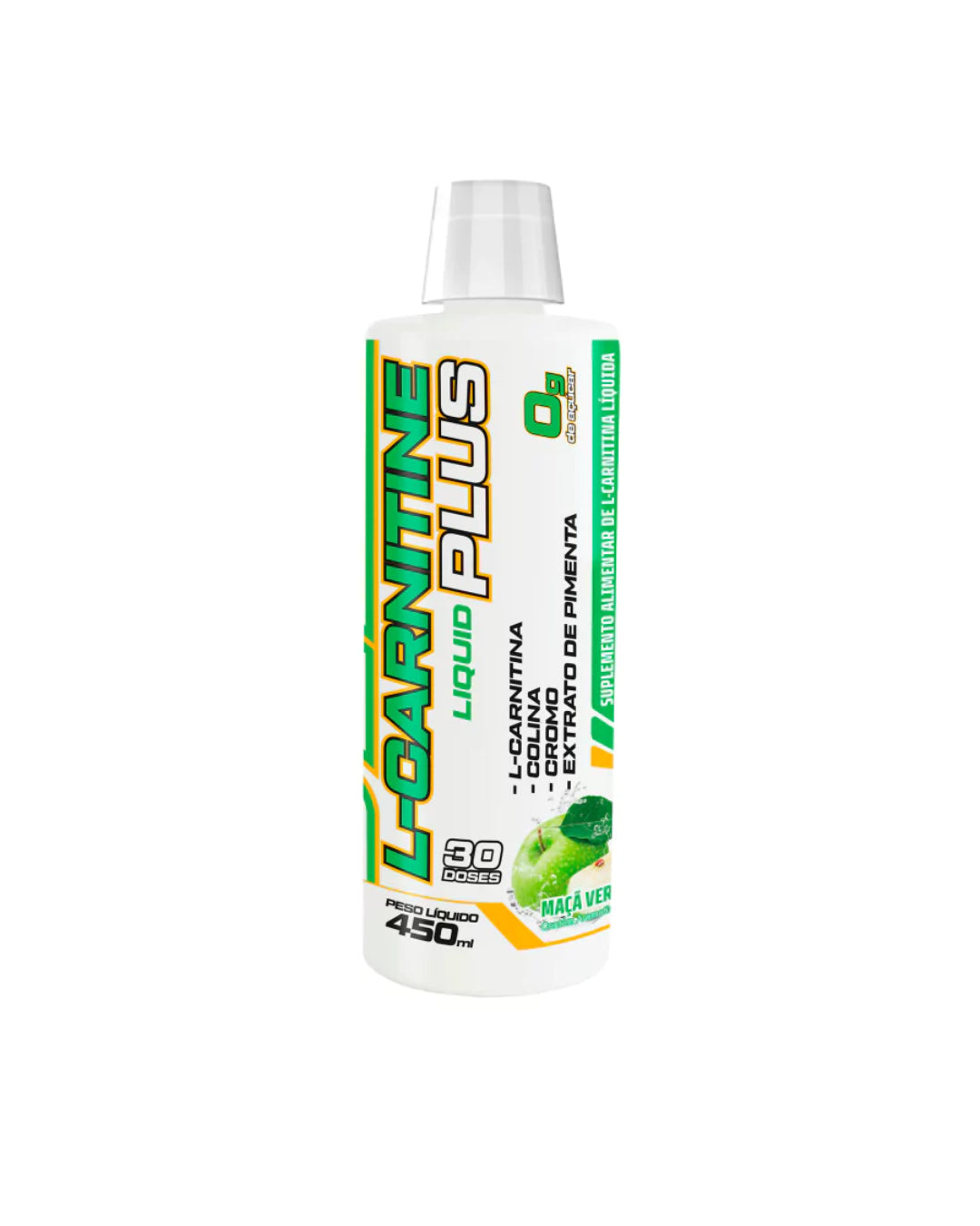L-Carnitine Plus 450ml Sabor Maçã Verde - Adaptogen