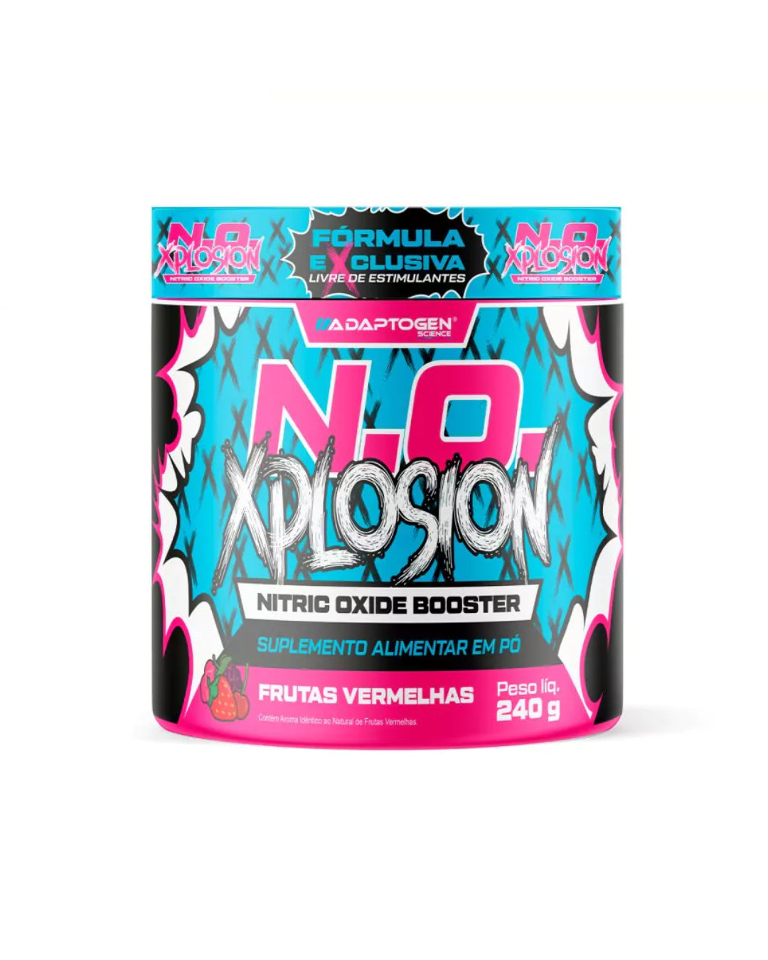 N.O Xplosion Frutas Vermelhas 240g - Adaptogen