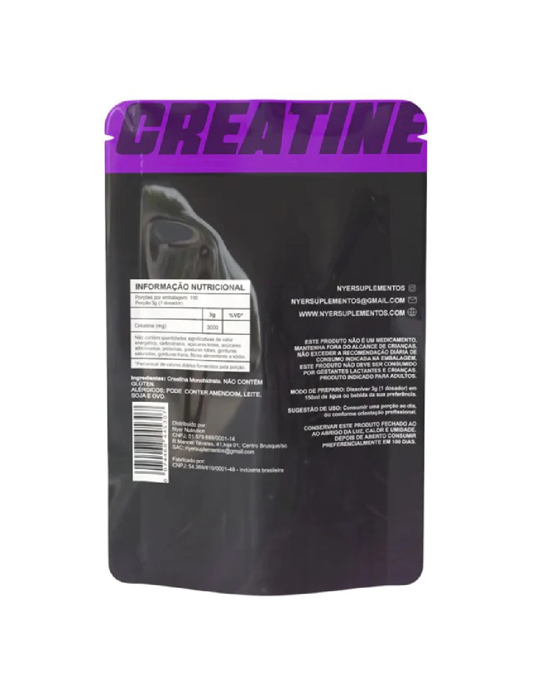 Creatina Refil Nyer 300g