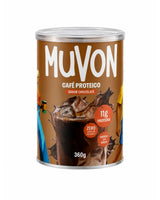 Café Proteico Sabor Chocolate 360g - Muvon