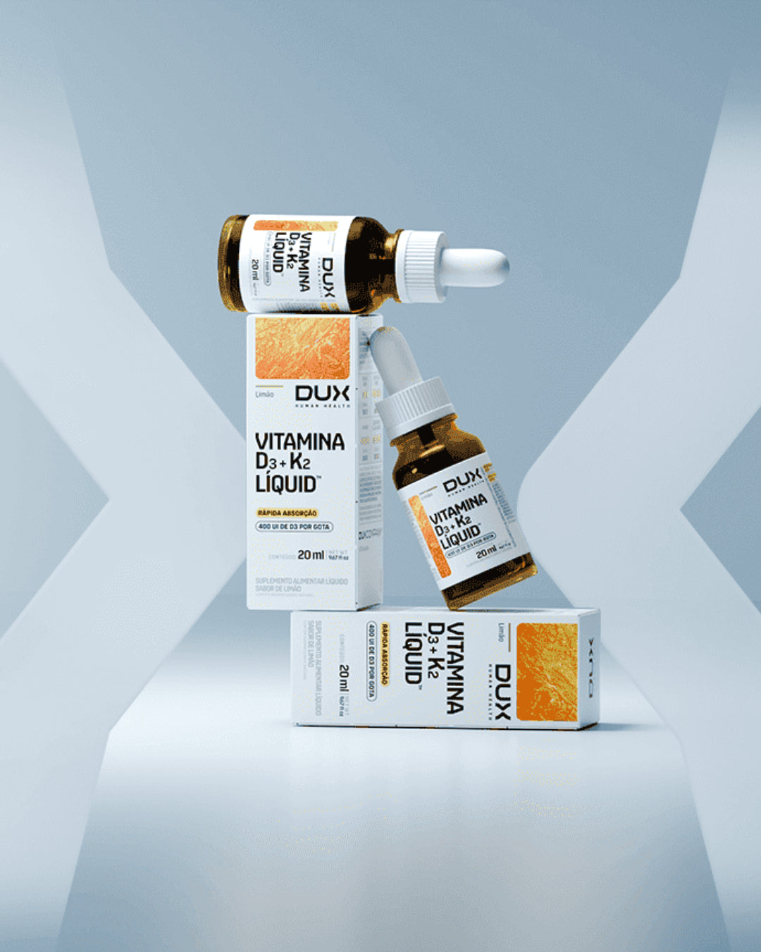 Vitamina D3 + K2 Sabor Limão  20ml - Dux