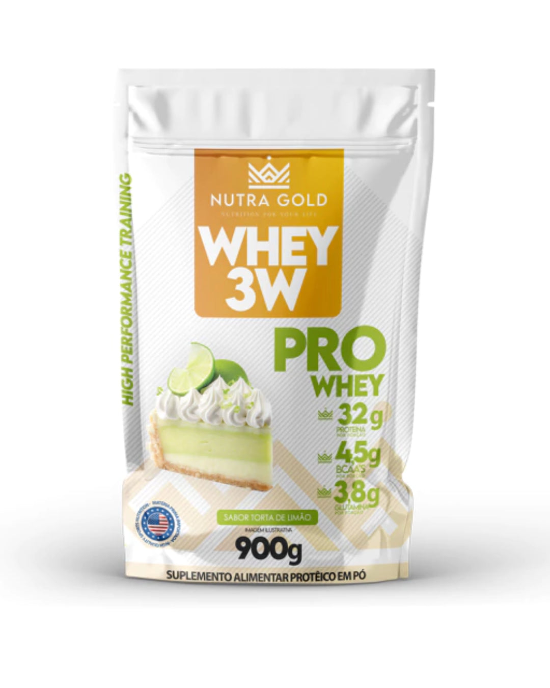 Whey Pro Torta de Limão Refil 900g - Nutra Gold