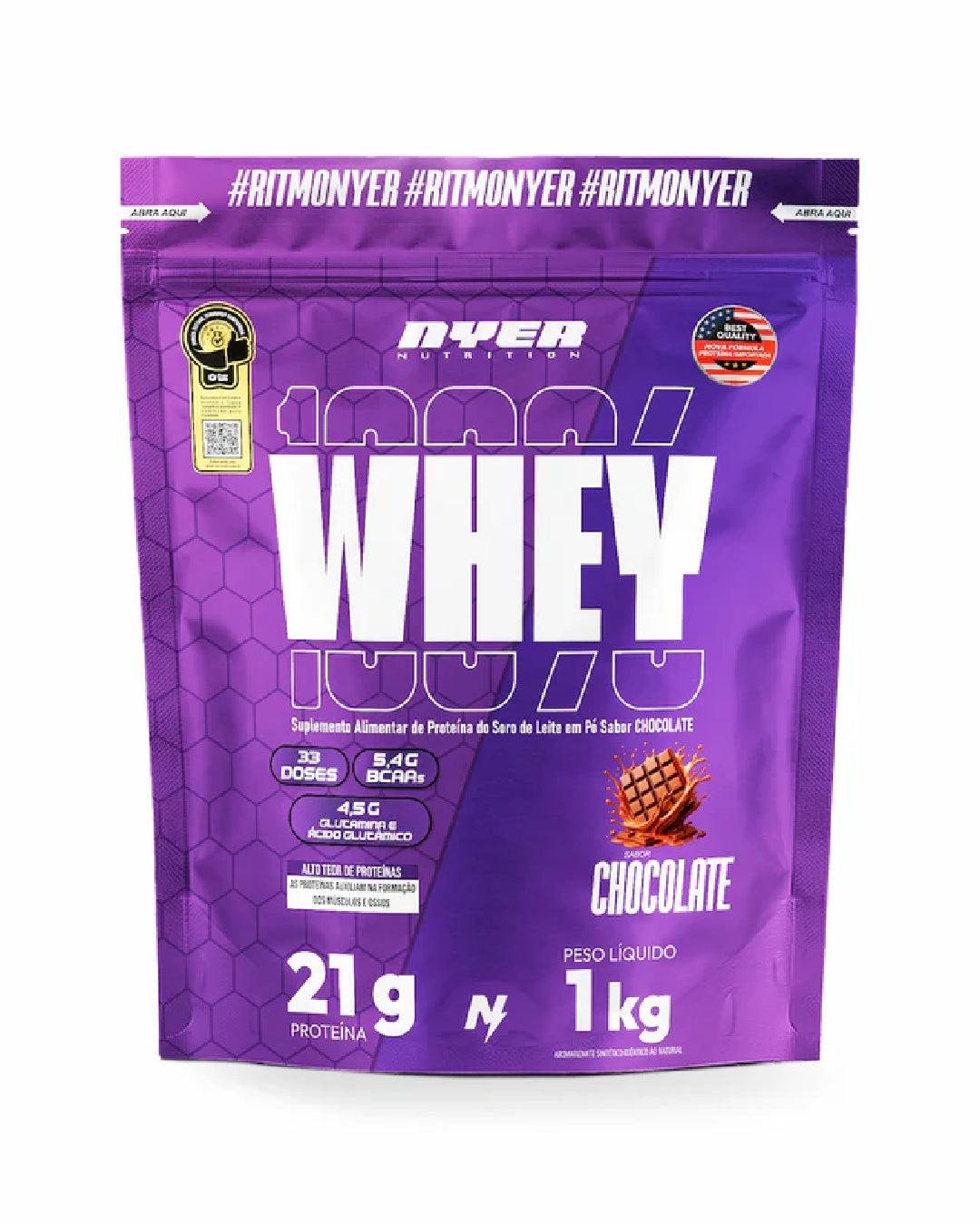 Whey Protein Nyer Refil  1kg - Chocolate