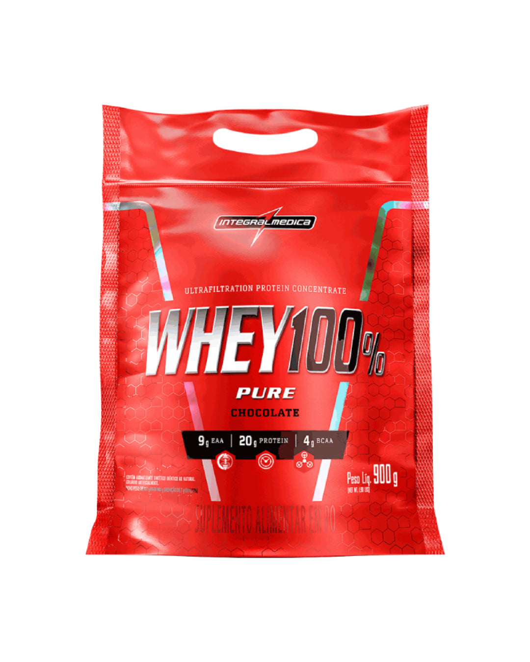 Whey 100% Chocolate Refil 900g - Integralmedica