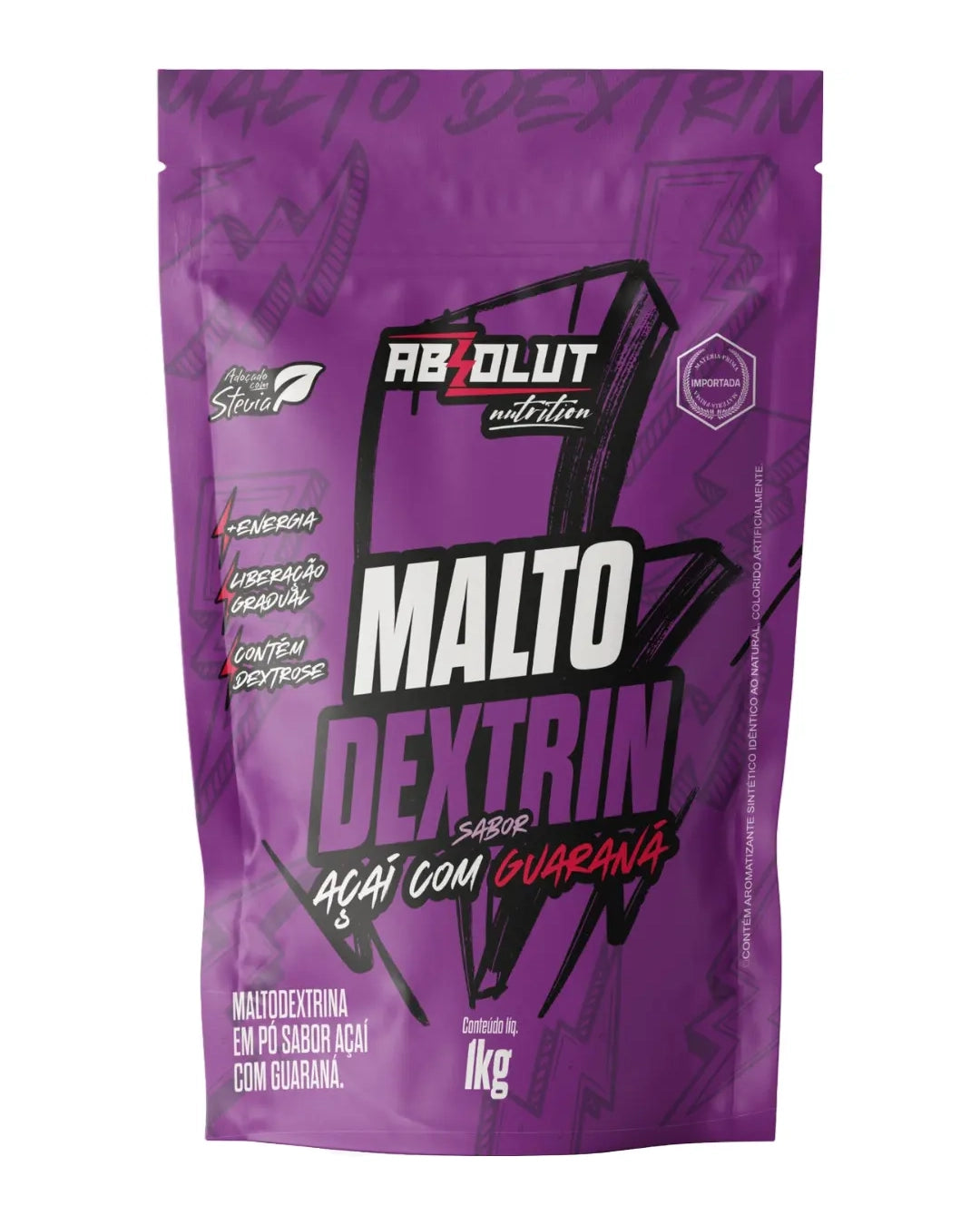 Malto Dextrin 1kg Sabor Açaí com Guaraná - Absolut