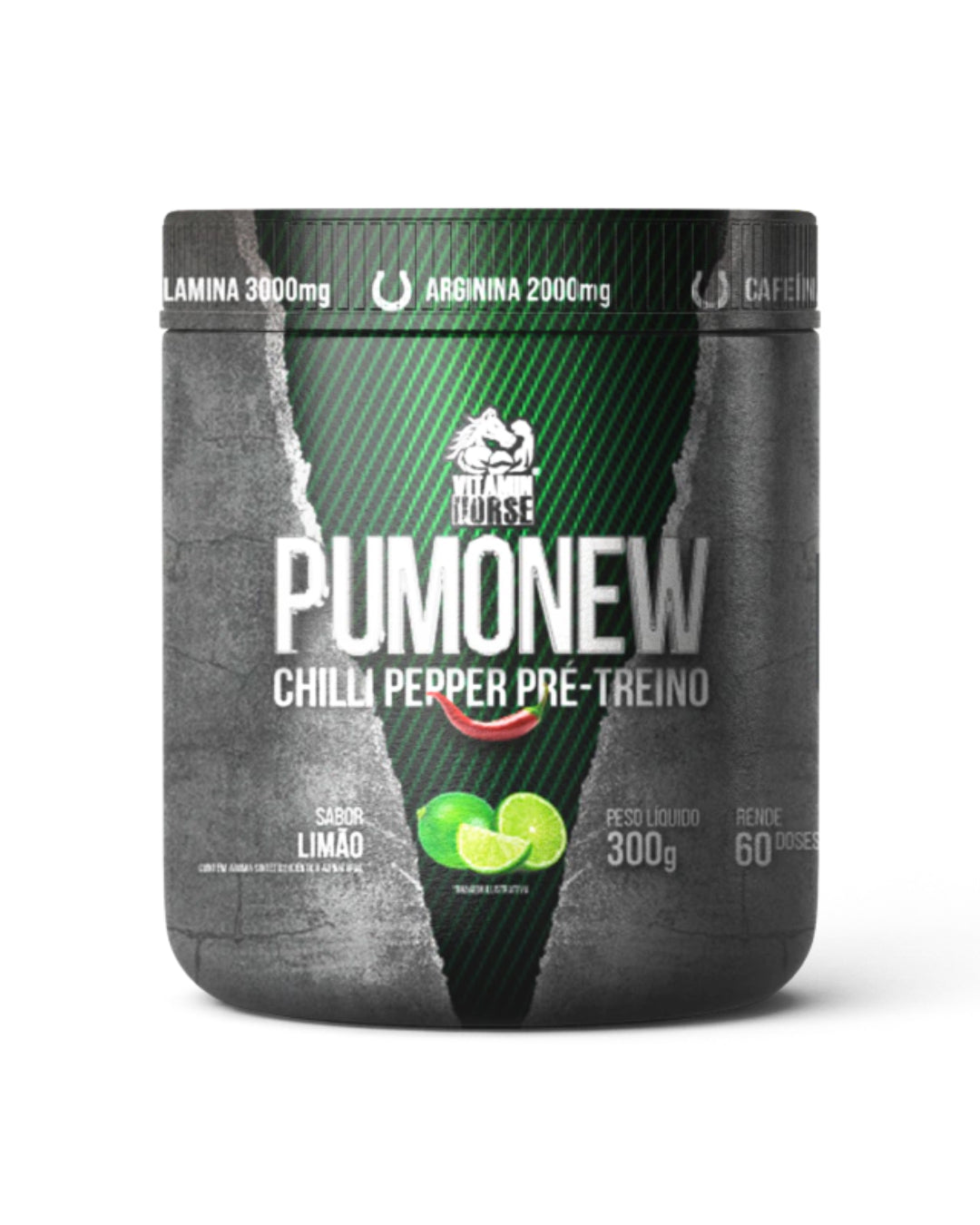 Pumonew Chilli Pepper Limão 300g - Vitamin Horse