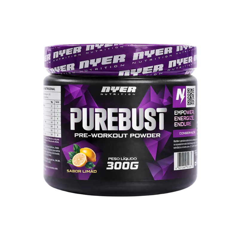 Pre Treino Nyer Pure Bust - Limão