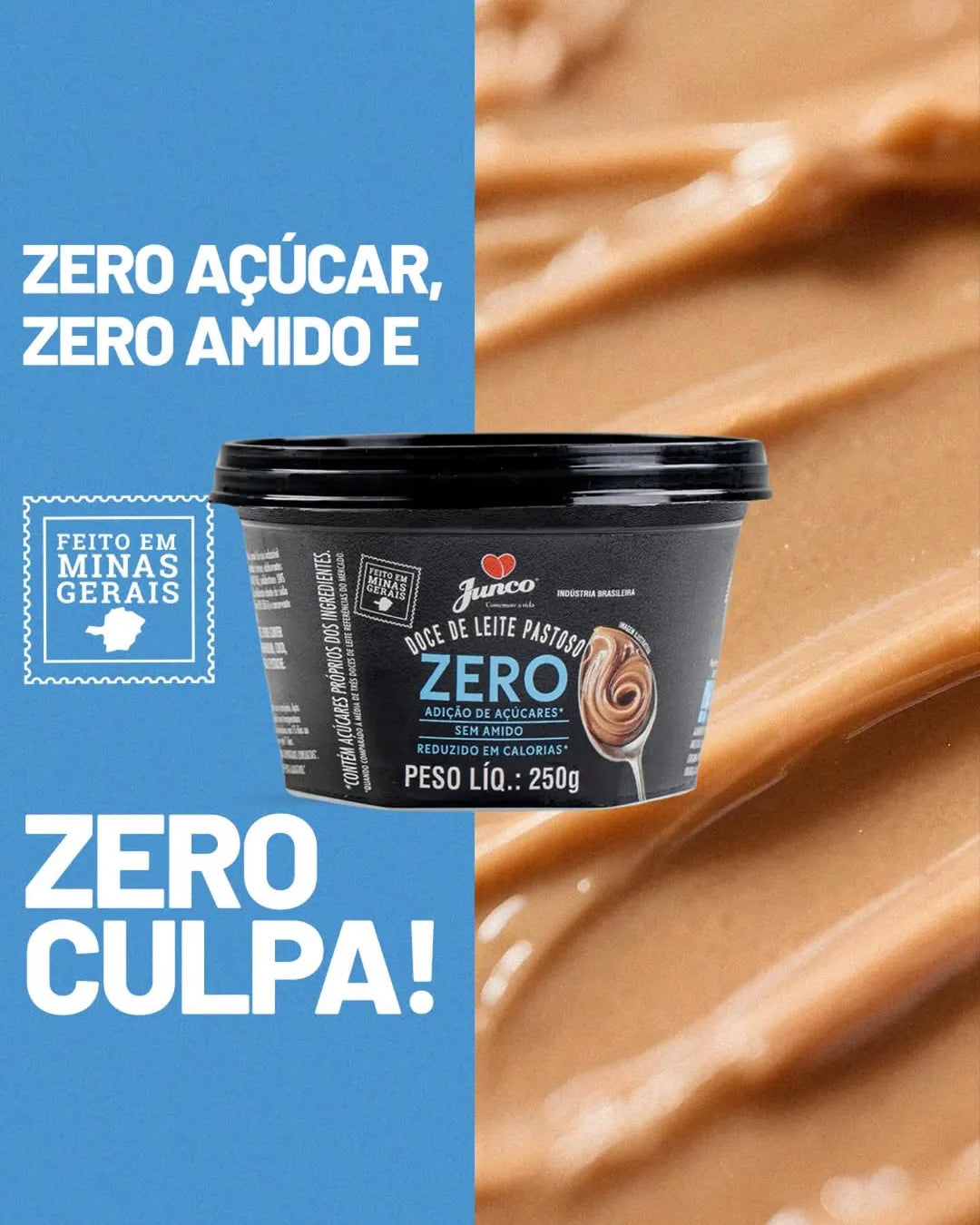 Doce De Leite Zero Açúcar 250g - Junco
