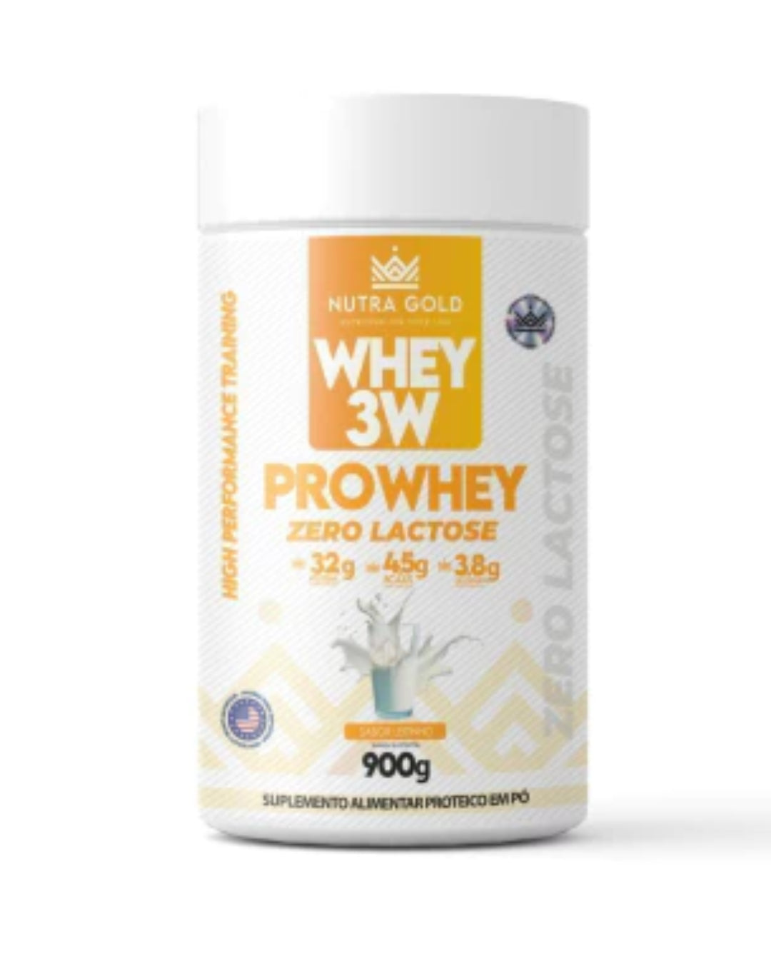 Whey Pro Zero Lactose Leitinho 900g - Nutra Gold