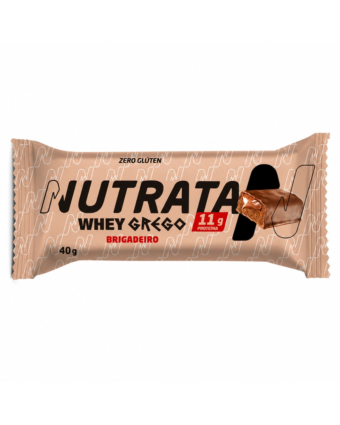 Barrinha Whey Grego Sabor Brigadeiro 40g - Nutrata