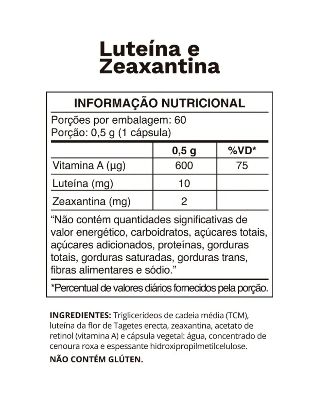 Luteina e Zeaxantina 60 caps - Ocean Drop