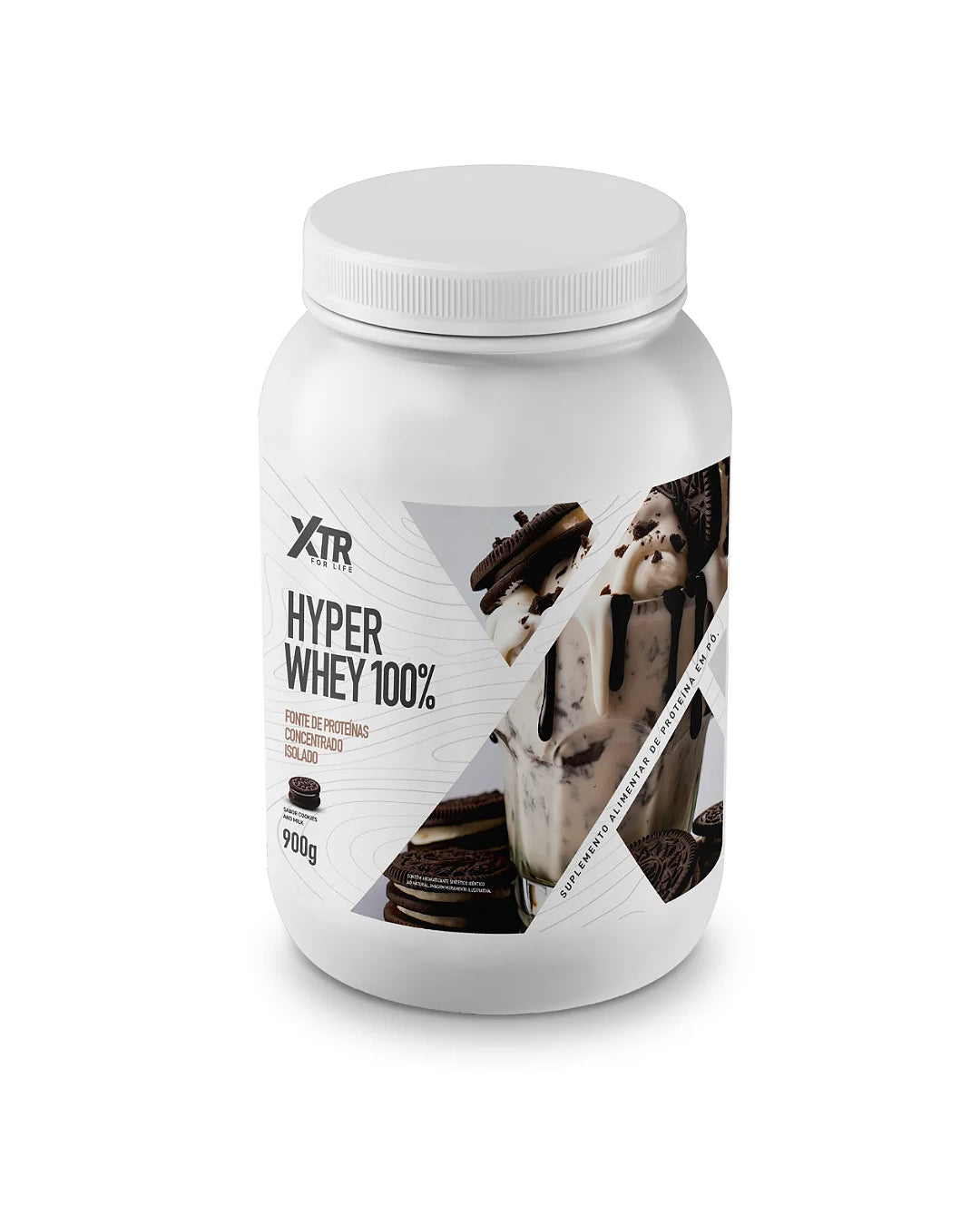 Hyper Whey 100% Sabor Cookies And Milk 900g - XTR
