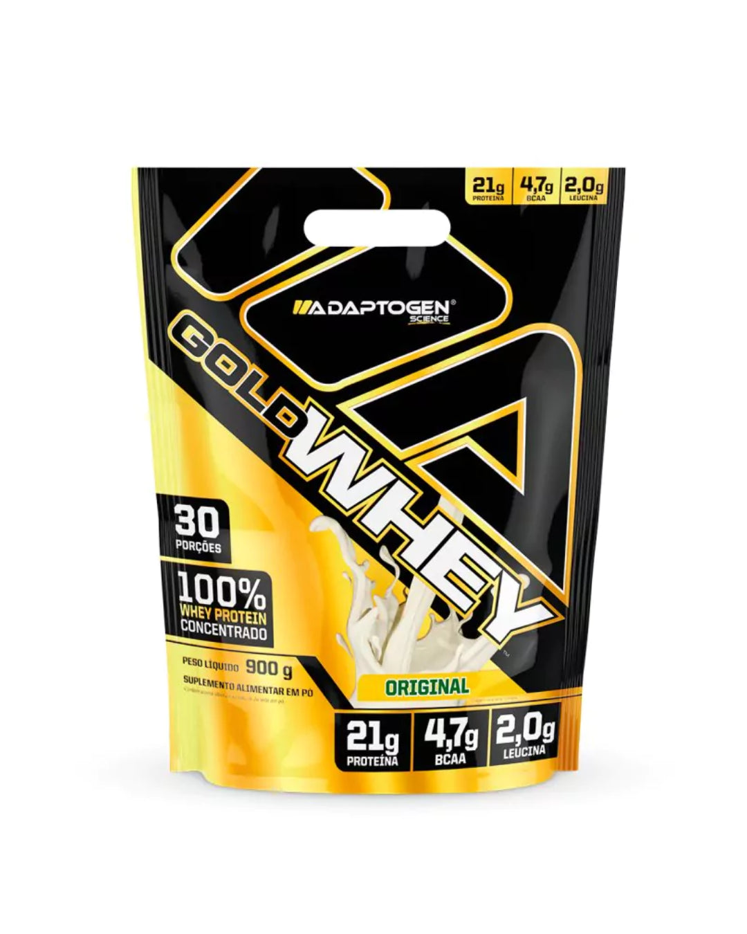 Gold Whey Original 900g Refil - Adaptogen
