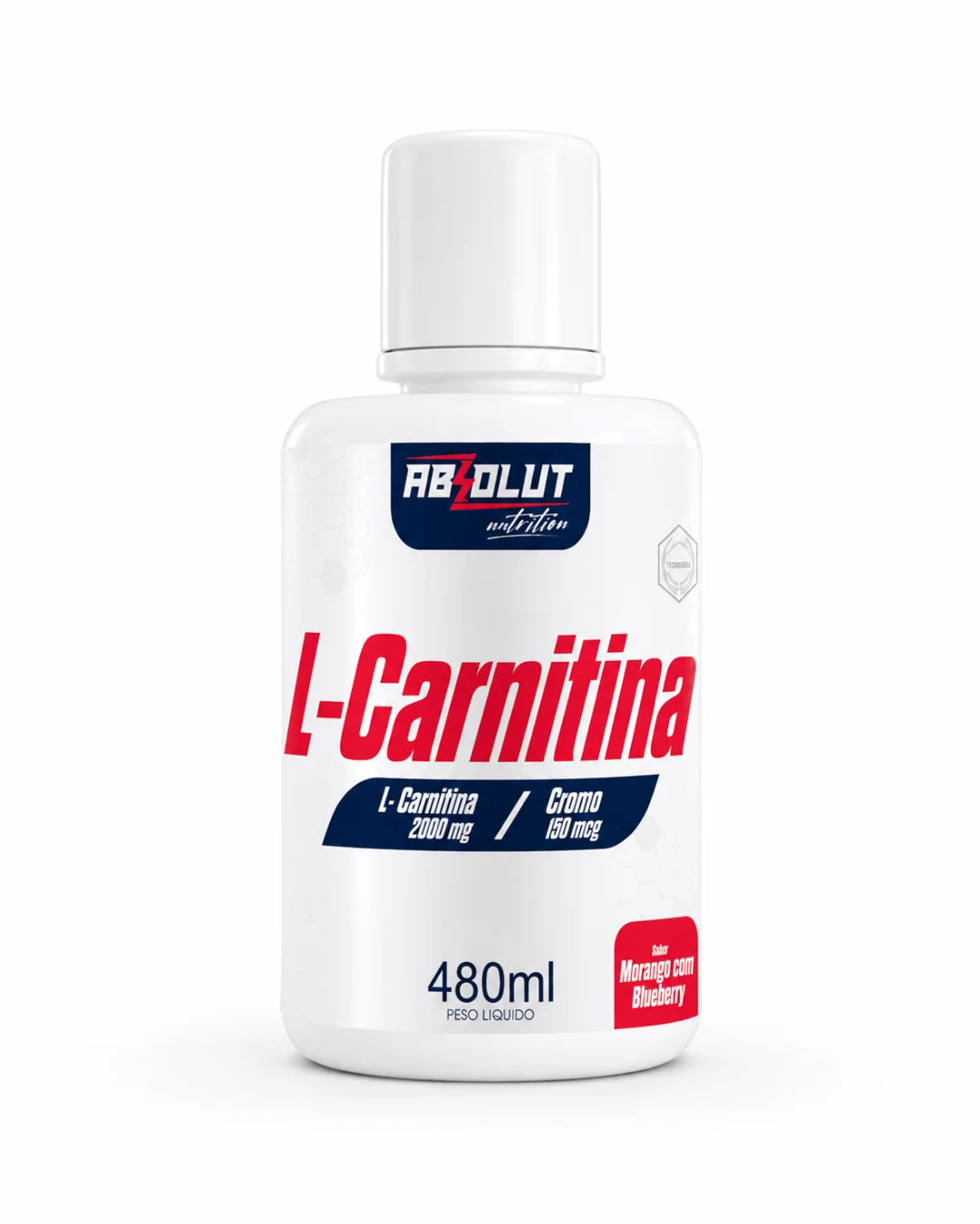 L Carnitina  Sabor Morango com Blueberry 480ml - Absolut