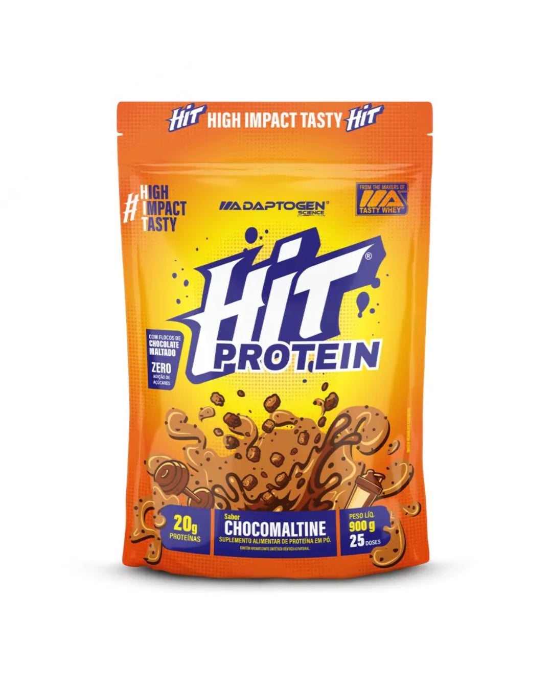 Hit Protein Sabor Chocomaltine 900g - Adaptogen