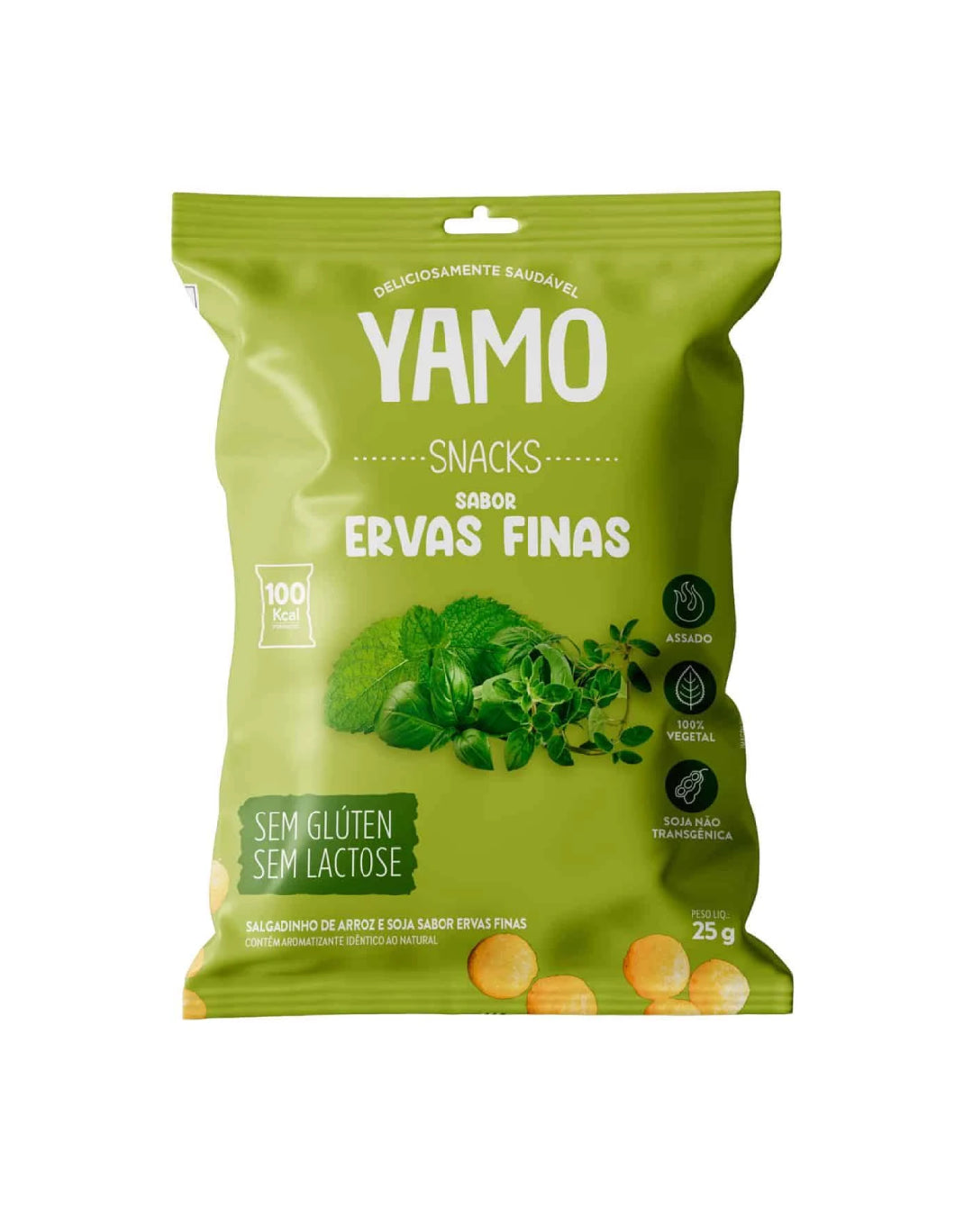 Snack Yamo Sabor Ervas Finas 25g - Topway