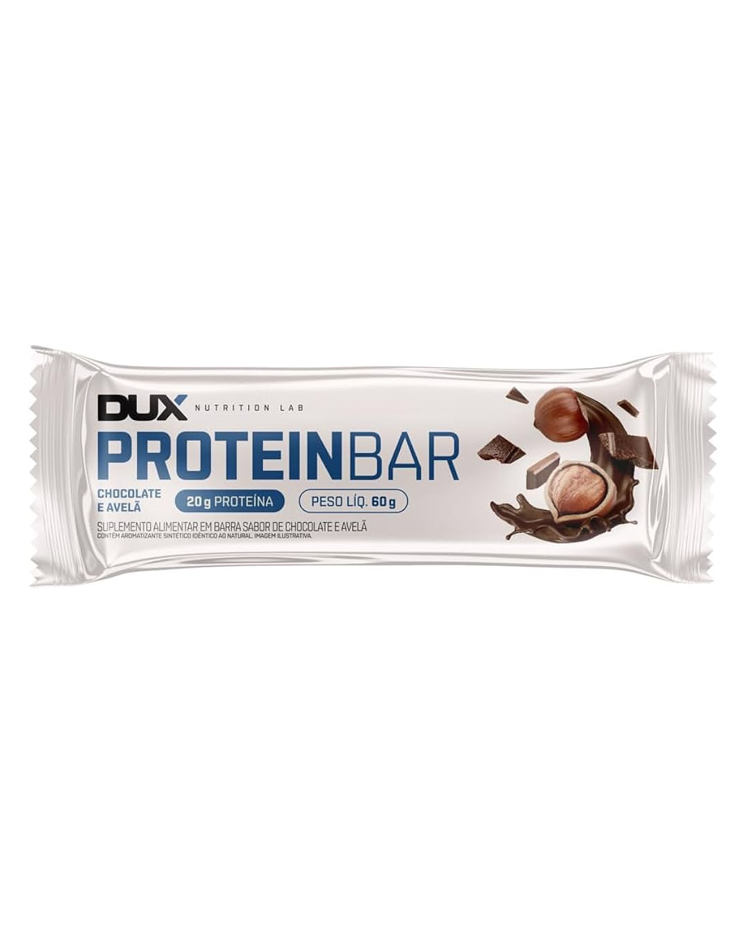 Protein Bar 60g Chocolate com Avelã - Dux