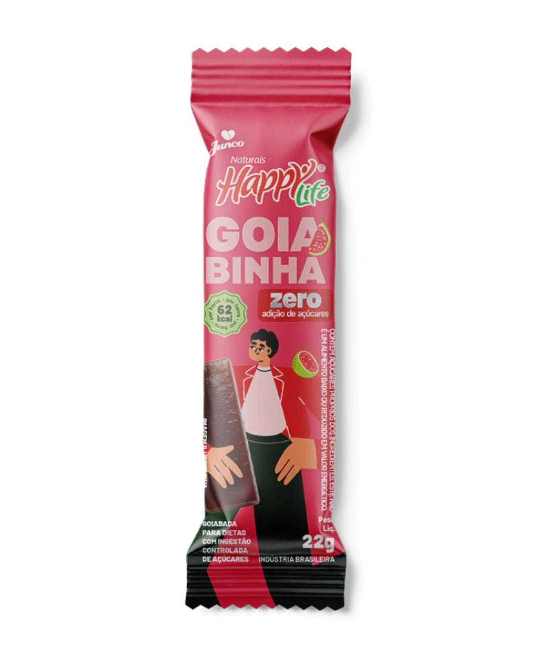 Goiabinha Zero Açúcar 22g - Happy Life