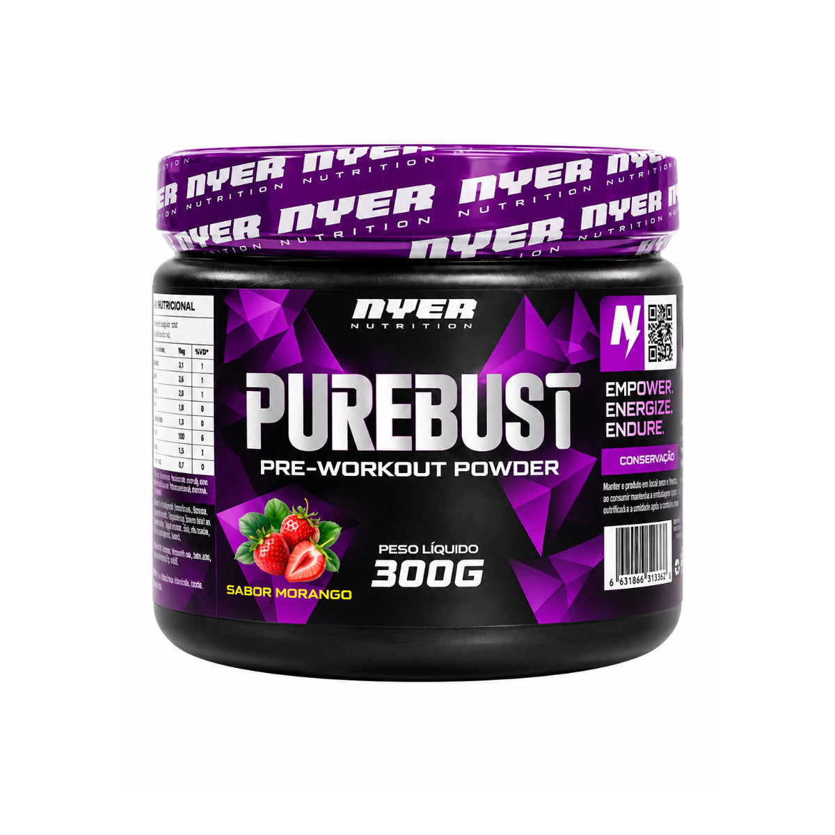 Pré-Treino Nyer Pure Bust Morango
