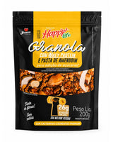 Granola com Whey Protein e Pasta de Amendoim 200g - Happy Life