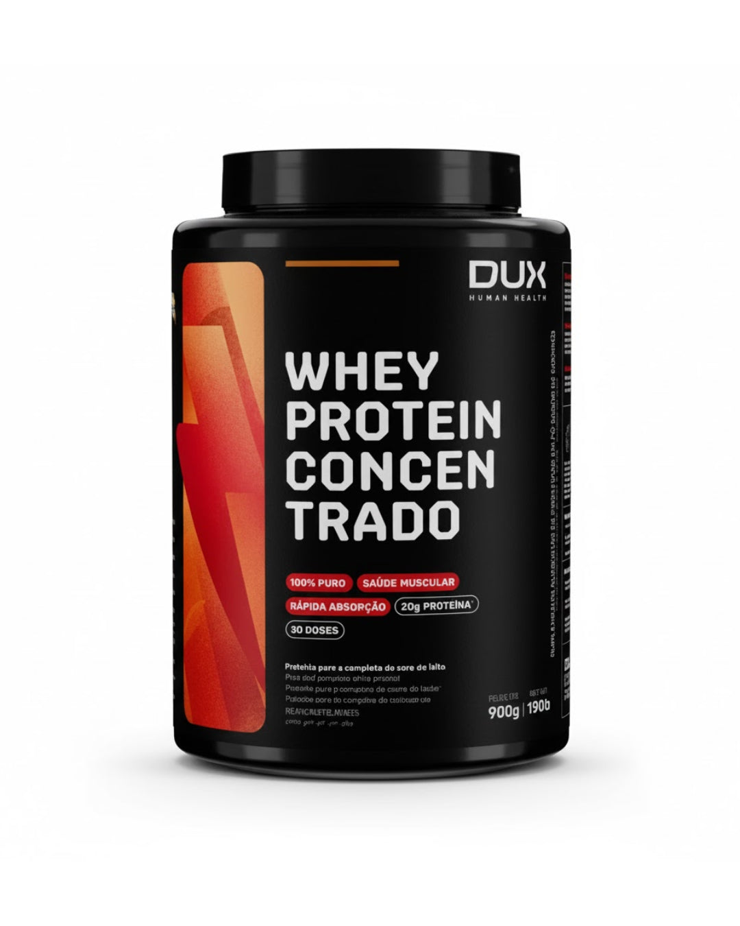 Whey Concentrado 900g Sabor Cappuccino - Dux