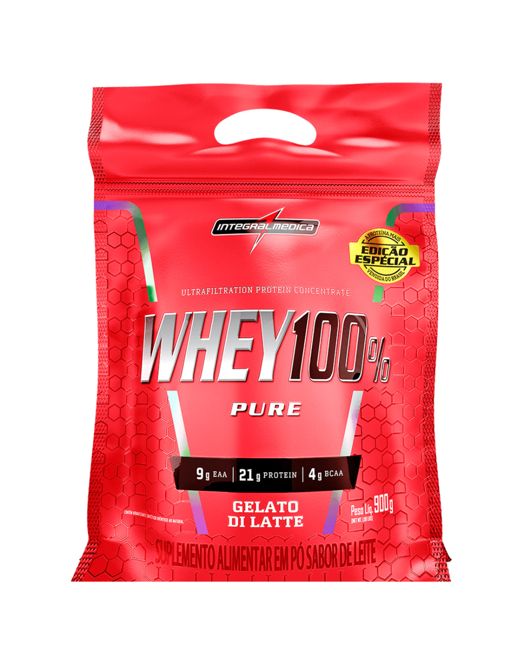 Whey 100% Gelato Di Latte Refil 900g - Integralmedica
