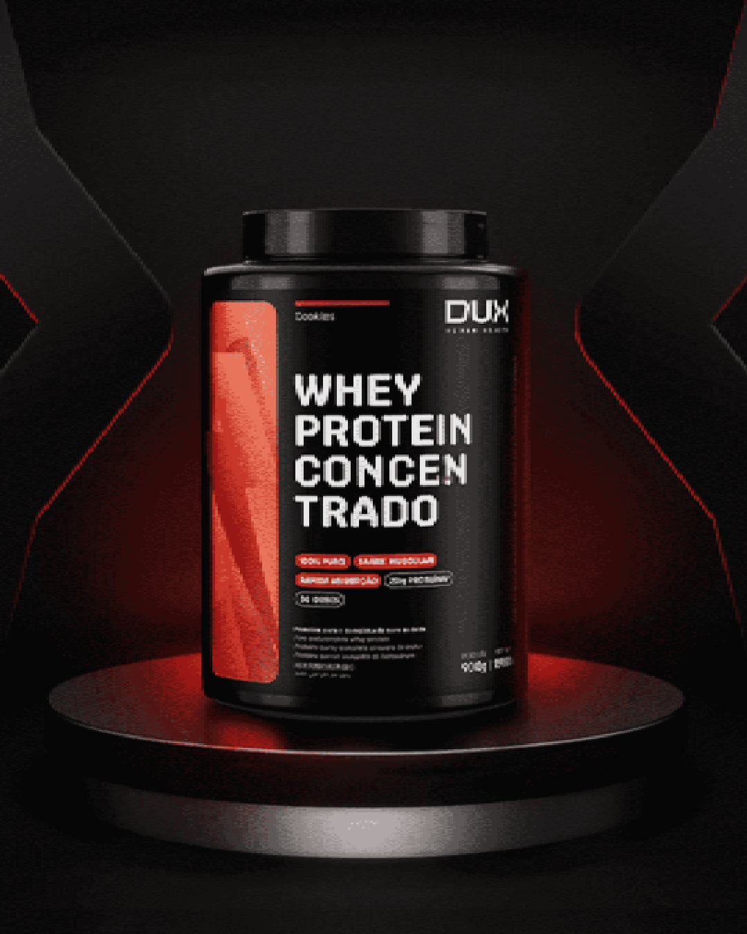 Whey Concentrado 900g Sabor Butter Cookies - Dux