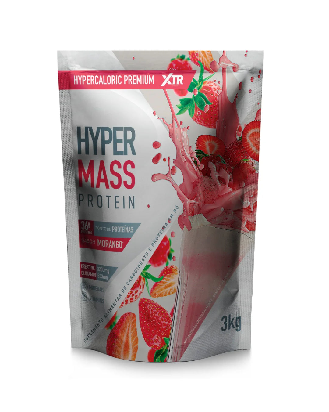 Hyper Mass Protein Sabor Morango 3Kg- XTR