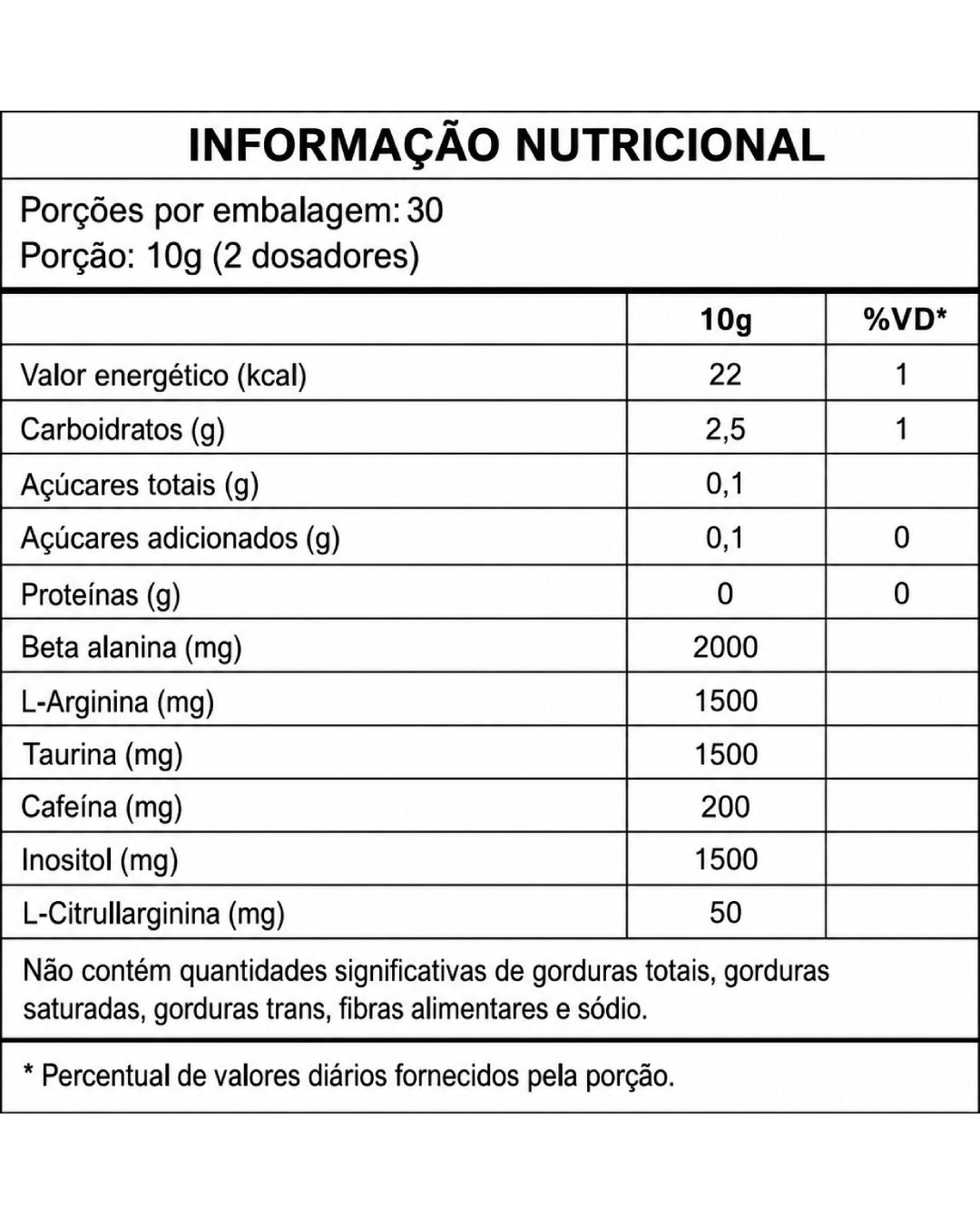 Pre Treino Nyer Pure Bust - Uva