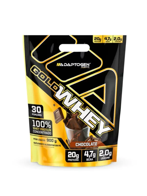 Gold Whey 900g Chocolate Refil - Adaptogen