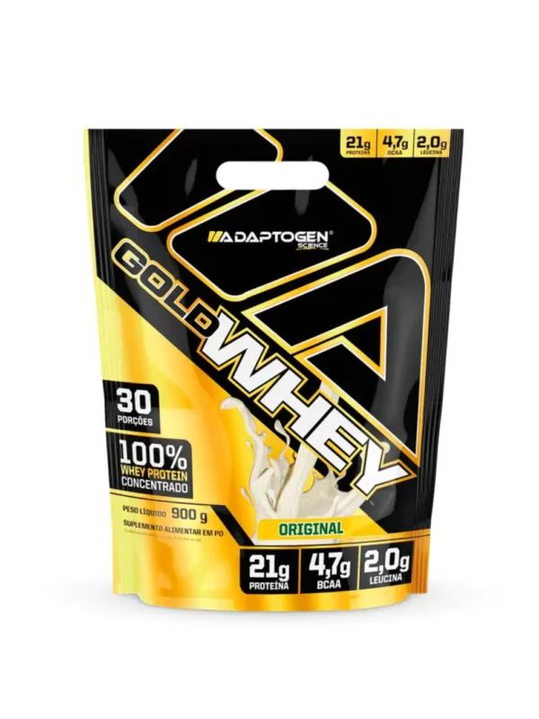 Gold Whey Original 900g Refil - Adaptogen