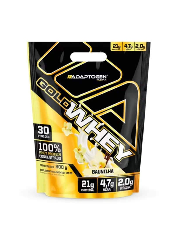 Gold Whey 900g Baunilha Refil - Adaptogen