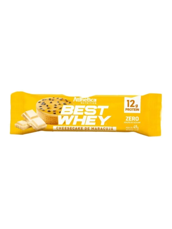 Best Whey Bar Cheesecake de Maracujá 49g  - Atlhetica
