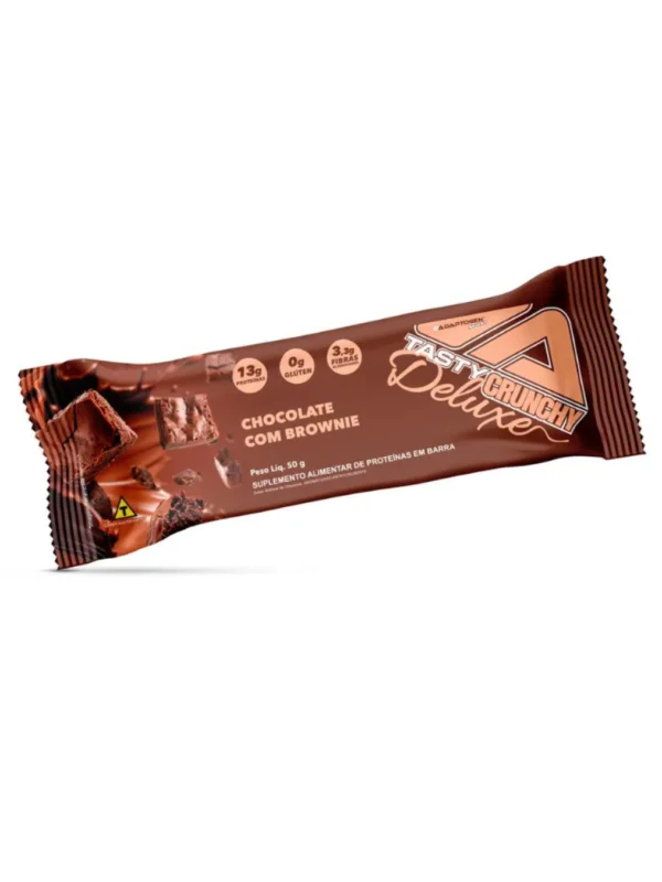 Tasty Crunchy Deluxe Chocolate com Brownie 50g - Adaptogen