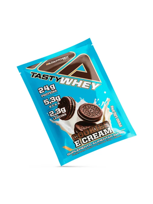 Tasty Whey 3W Gourmet 34g Cookies and Cream Sachê - Adaptogen