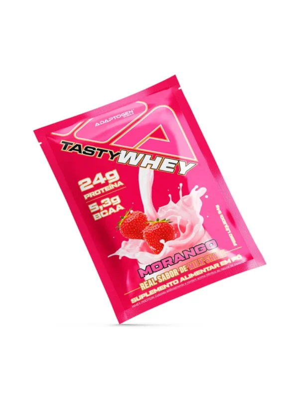 Tasty Whey 3W Gourmet 34g Morango Sachê - Adaptogen