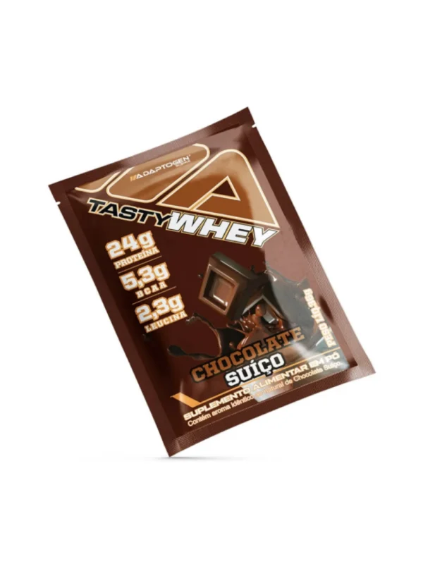 Tasty Whey 3W Gourmet 36g Chocolate Suiço Sachê - Adaptogen