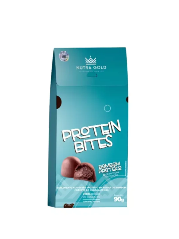 Protein Bites Chocolate 56% 90g - Nutra Gold
