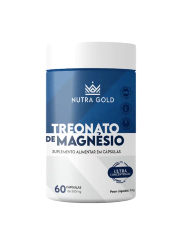 Treonato de Magnésio 60 caps - Nutra Gold