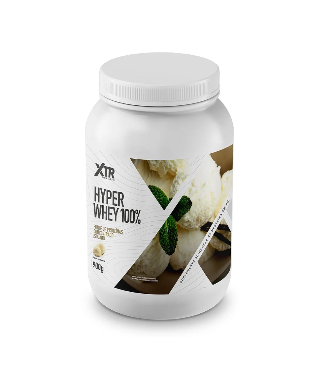 1441d3c2bf62059f0319a17fdcd2a0c2.webp Hyper Whey 100% Sabor Baunilha 900g - XTR - Imagem 1