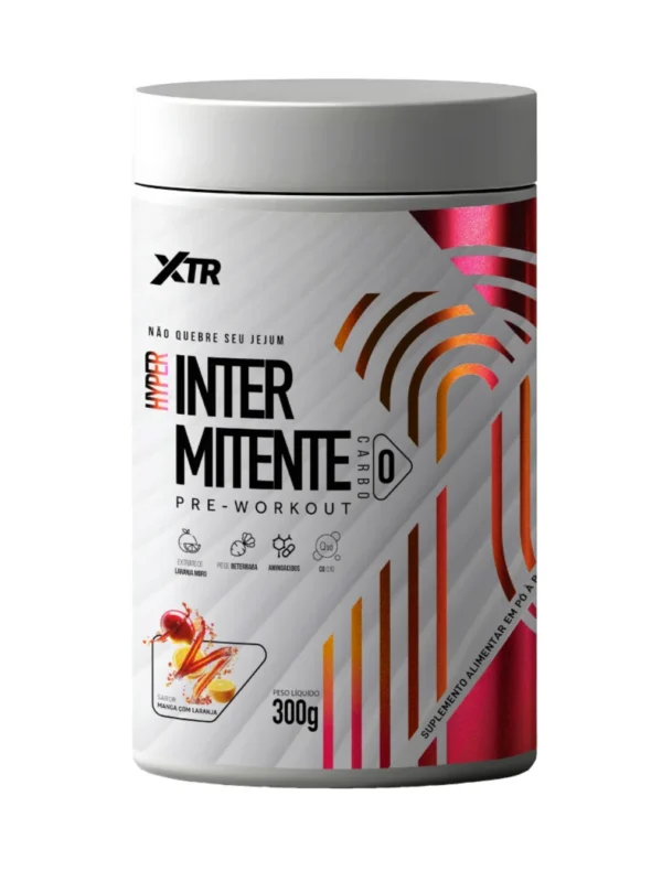 Hyper Intermitente Pre Workout Sabor Manga com Laranja 300g - XTR
