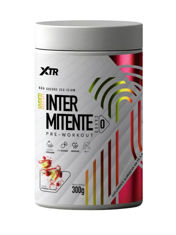 Hyper Intermitente Pre Workout Sabor Morango com Limão 300g - XTR