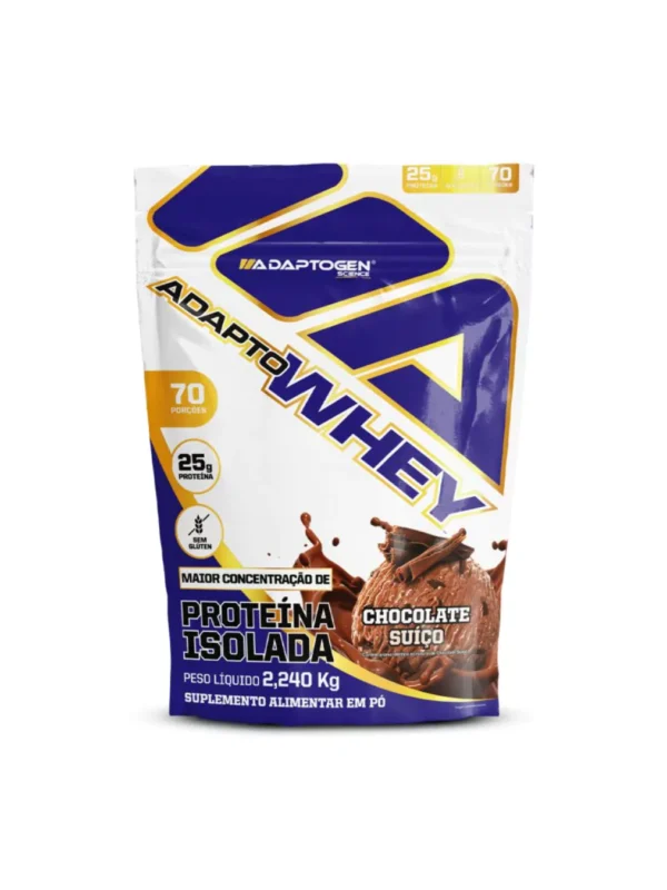 Adapto Whey Chocolate Suíço 2,240kg - Adaptogen