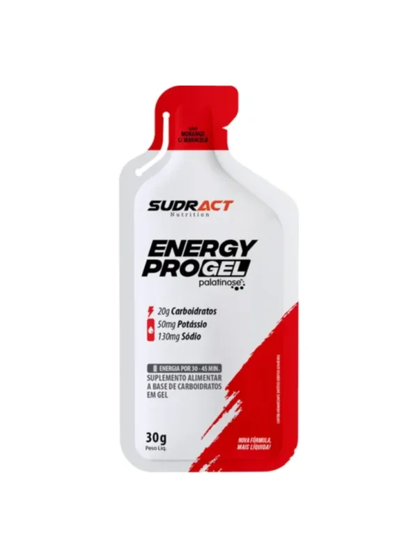 Energy Progel 30g Morango com Maracujá - Sudract